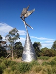 Winged Figure (Lawrence Hargrave memorial) by Bert Flugelman
